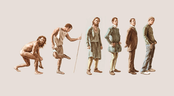 evolution of man chart